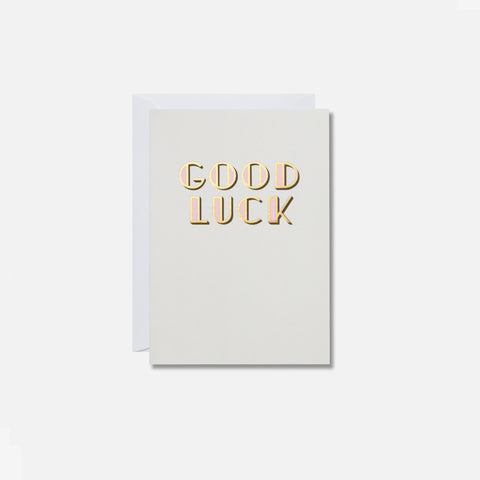 Good Luck - Greetings Card - Daisy Emerson